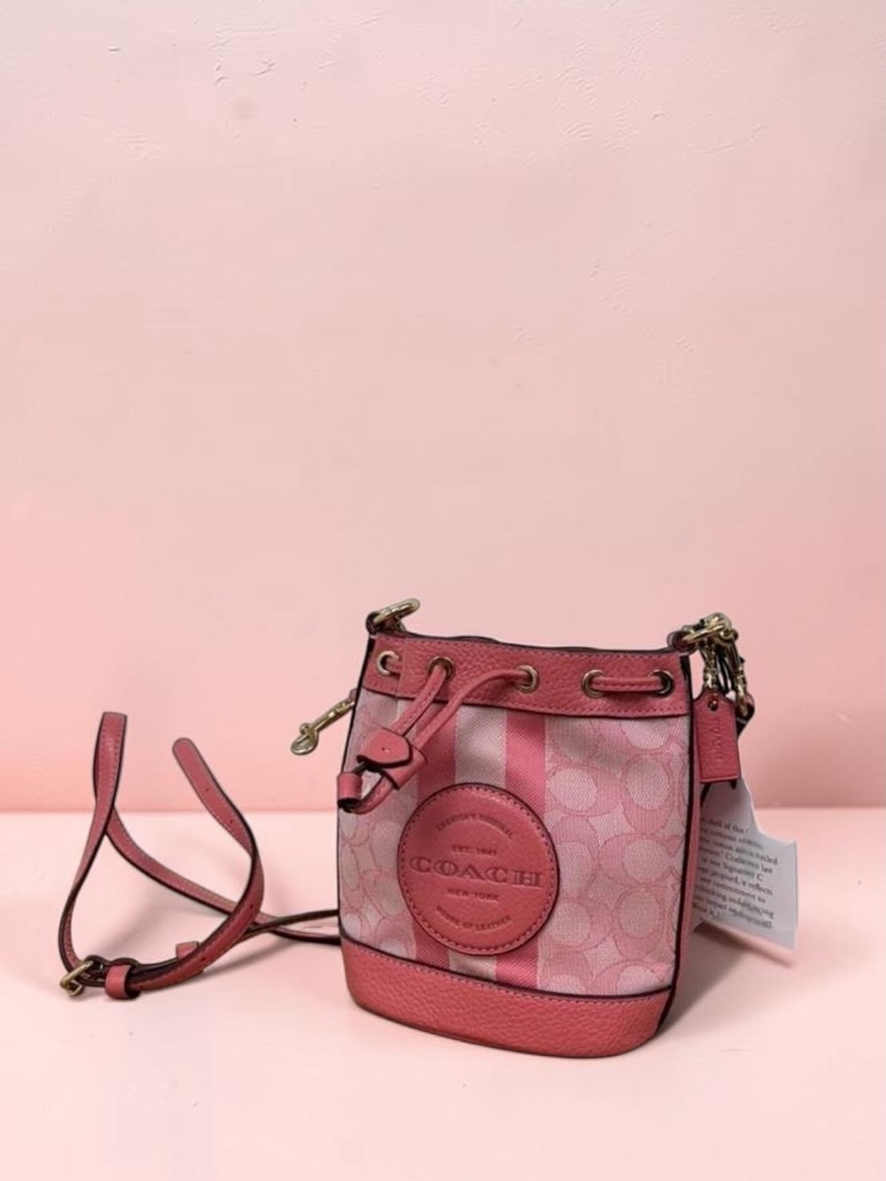 Coach Mini Dempsey Bucket Bag NWT